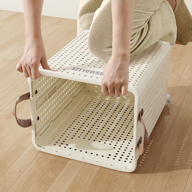 Foldable Laundry Hamper with Wheels