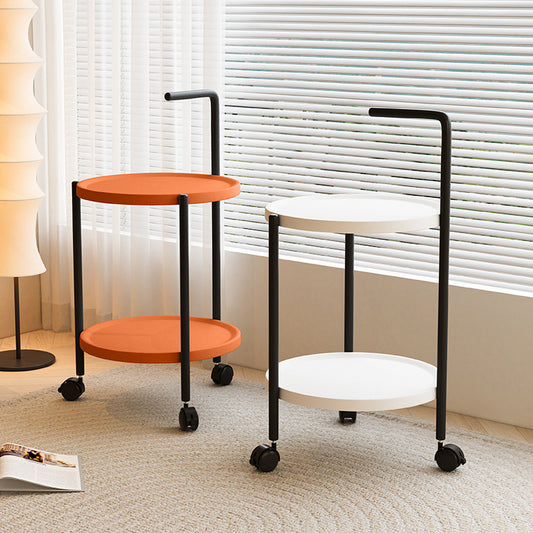 2-Tier Rolling Side Table