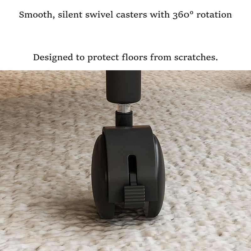 2-Tier Rolling Side Table
