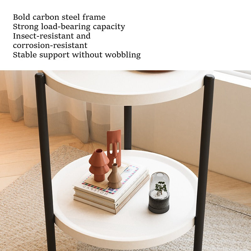 2-Tier Rolling Side Table